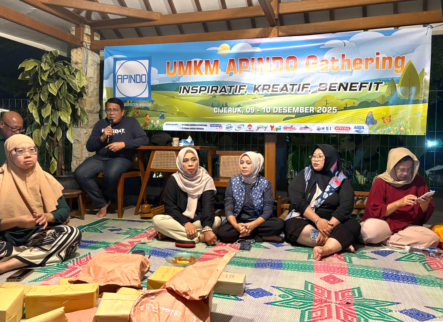 Acara Gathering UMKM Binaan DPK APINDO Kabupaten Bogor
